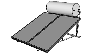 Thermosiphon-FlatRoofStand
